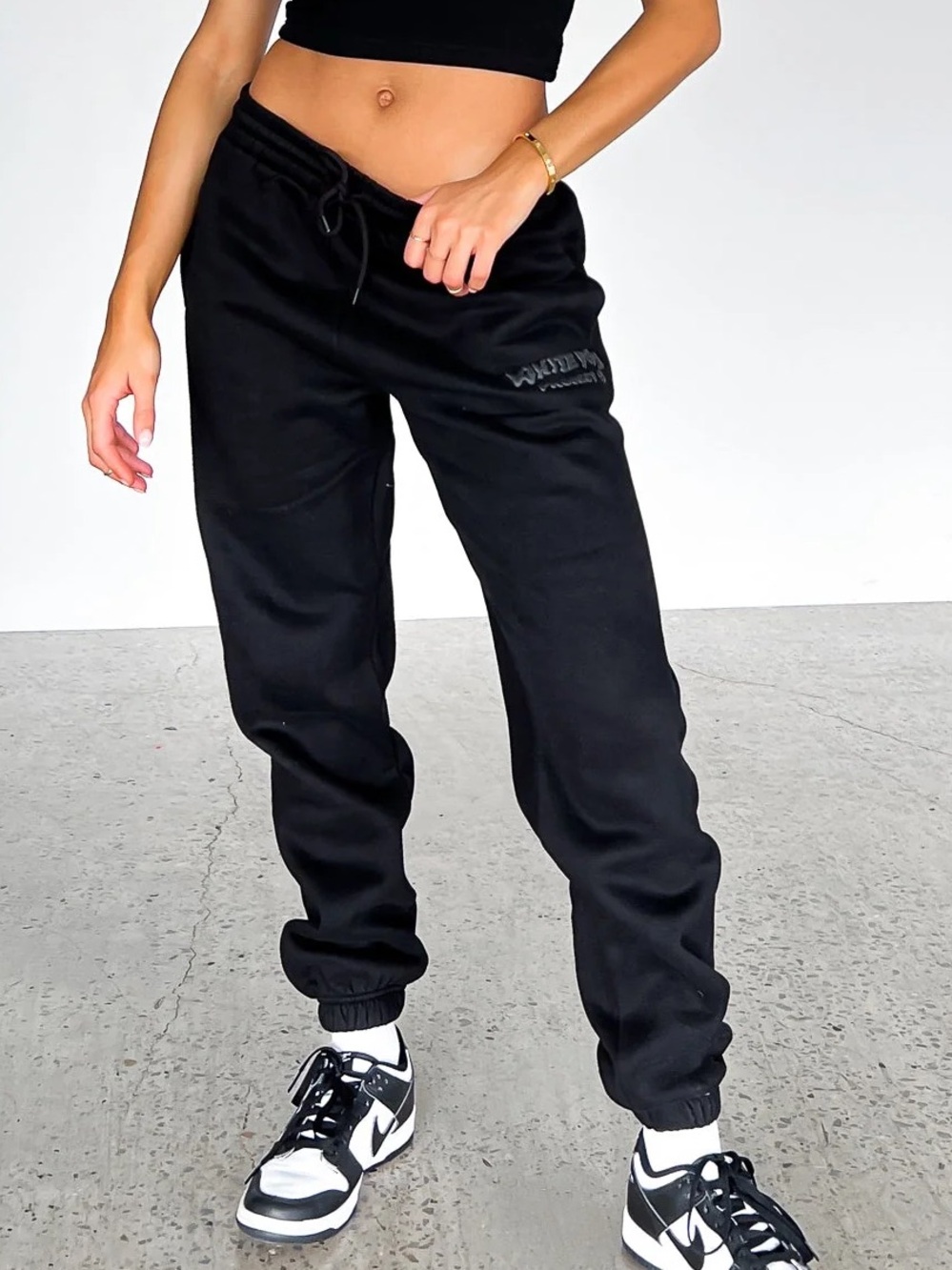 White Fox Project 5 Sweatpants Ink